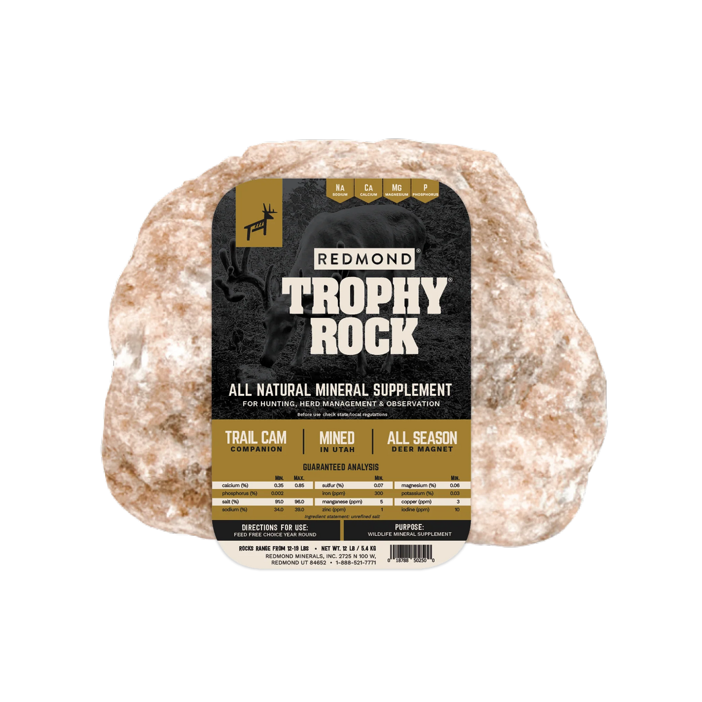 Trophy Rock – Natural Mineral Rock for Deer