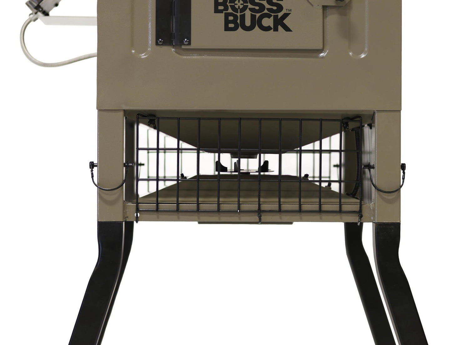 BB Stand & Fill Sled 300lb Deer Feeder w/ Solar – Easy Fill Design