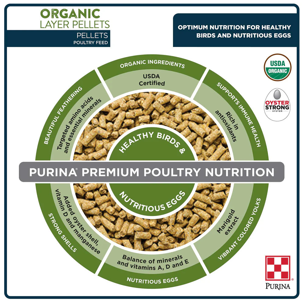 Purina Organic Layer Pellet 35Lb