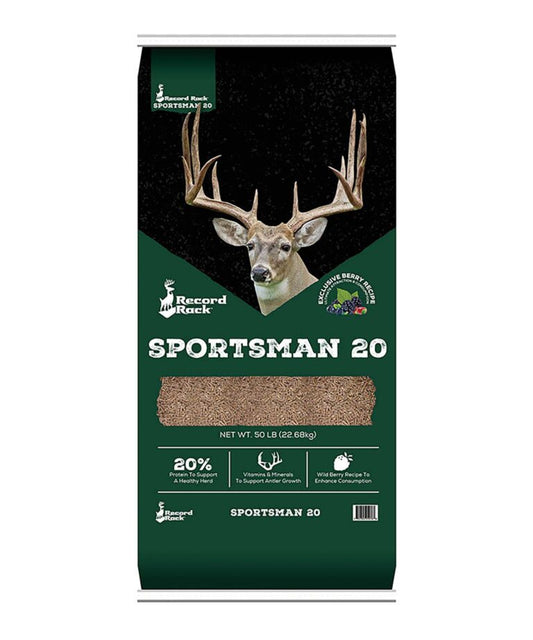 Record Rack Sportsman 20 – Protein Feed for Deer