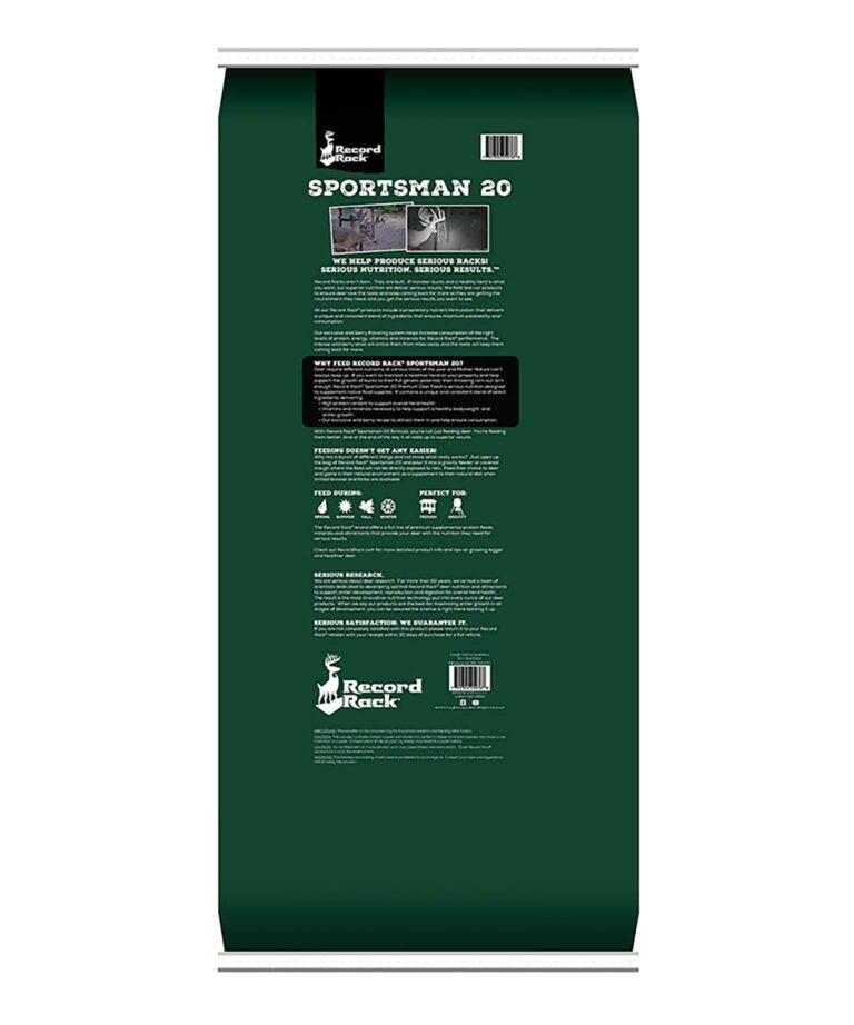 Record Rack Sportsman 20 – Protein Feed for Deer