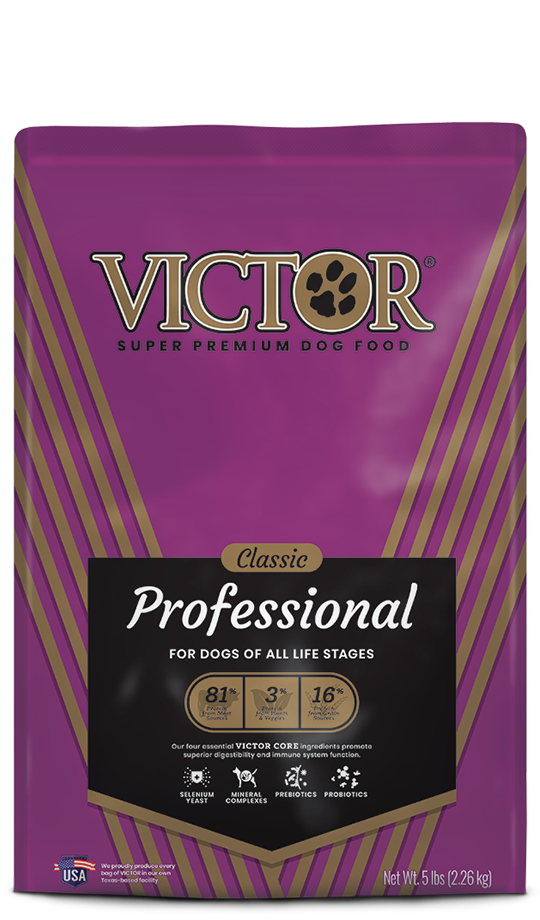 Victor Professional Dog Food 40LB Cook Feed Outdoor