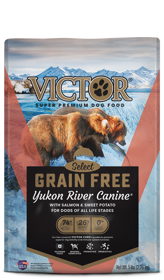 Victor Grain Free Yukon River Dog Food 30LB Cook Feed Outdoor