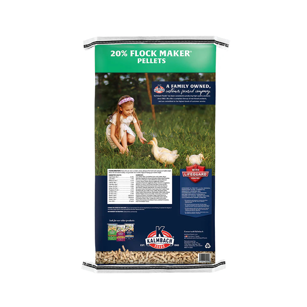 20% Flock Maker Pellet 50Lb