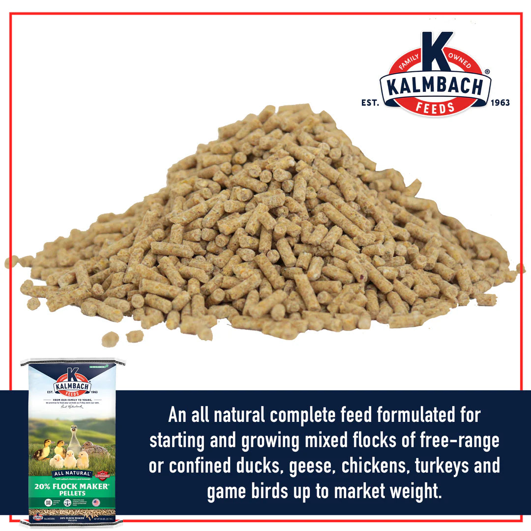 20% Flock Maker Pellet 50Lb