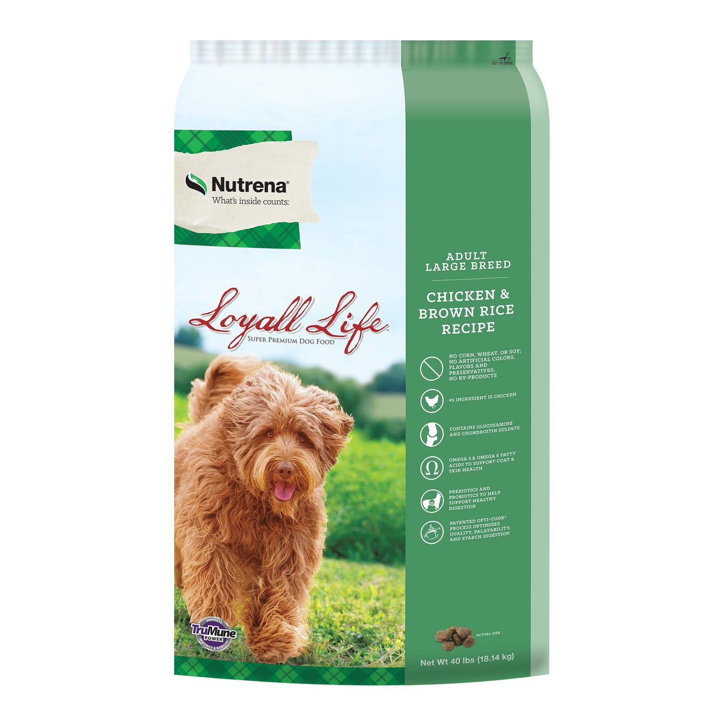 Nutrena Loyall Life Adult Large Breed Chicken & Rice 40LB