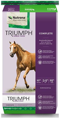 Nutrena Triumph Complete Horse Feed 50LB