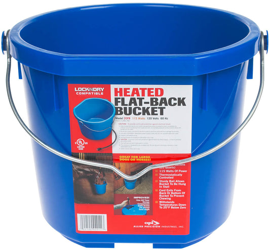FLATBACK HEATED BUCKET