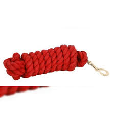 This Heavy Cotton Lead won't wimp out on you, and will last for ages!  Imported. Favorite Features 100% cotton heavy duty cotton Brass bolt snap