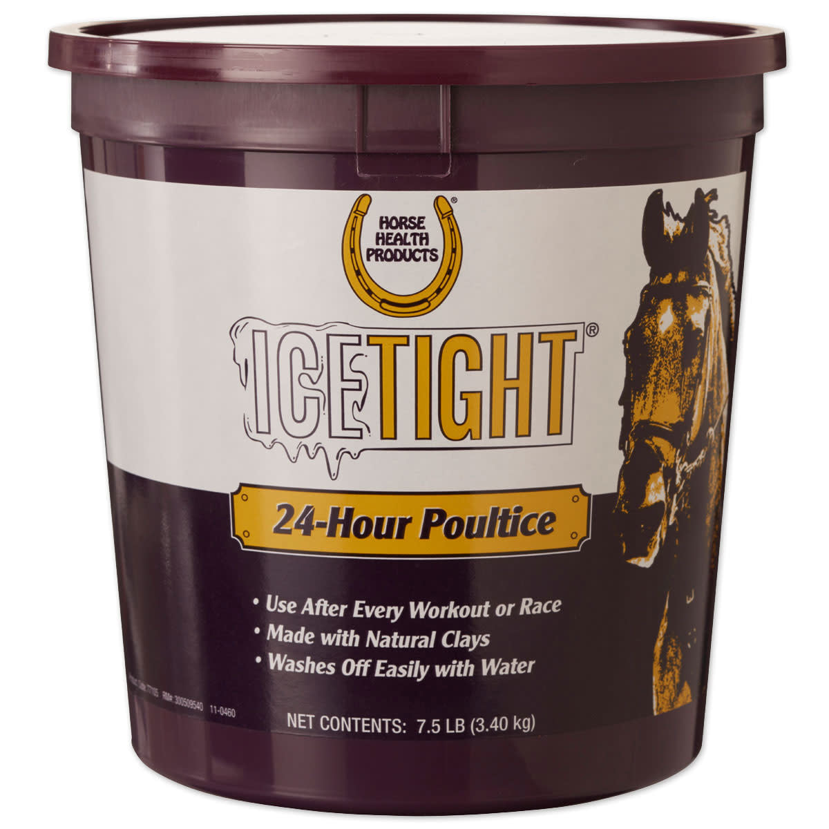 Using a 100% natural clay base, Farnam IceTight is infused with Glycerine and Aloe Vera to create a soothing, relaxing and invigorating leg clay. Lasting up to 24 hours, IceTight can be used as an effective alternative to tubbing, icing or hosing. Durable and top quality clay, Farnam IceTight also washes off quickly and easily for a fresh, enlivened horse with a spring in its step