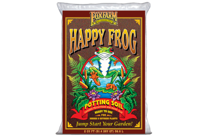 Your potted plants deserve the best. Their roots can’t seek out nutrition in the ground, so you have to bring it to them. That’s why Happy Frog® Potting Soil is amended with soil microbes that can help improve root efficiency and encourage nutrient uptake.