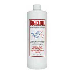 Born on the race track, Bigeloil® Liniment is an invigorating rub that quickly stimulates circulation to help relieve sore muscles, tendons, and joints. Bigeloil® features a pleasant scent and a more moderate sensation than our Absorbine® Veterinary Liniment.