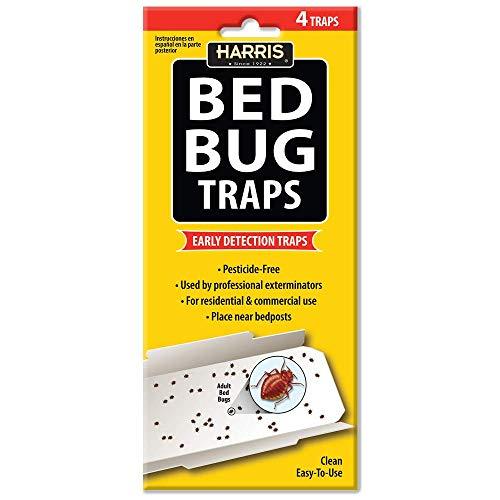 Harris Bed Bug Traps are easy to use. The traps are discreet in appearance, easily sliding under furniture or beds. For residential and commercial use as a monitoring and detection device after a treatment has been completed. Each package includes 4 traps.