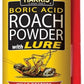 Harris Boric Acid Roach Power with lure kills Roaches, Palmetto Bugs, Waterbugs and Silverfish. Puffer bottle with included straw reaches into cracks and crevices where insects hide. Continues to kill roaches, palmetto bugs, water bugs and silverfish for weeks after application as long as it's kept dry. Insects coming into contact with the powder will die within 72 hours after initial contact.