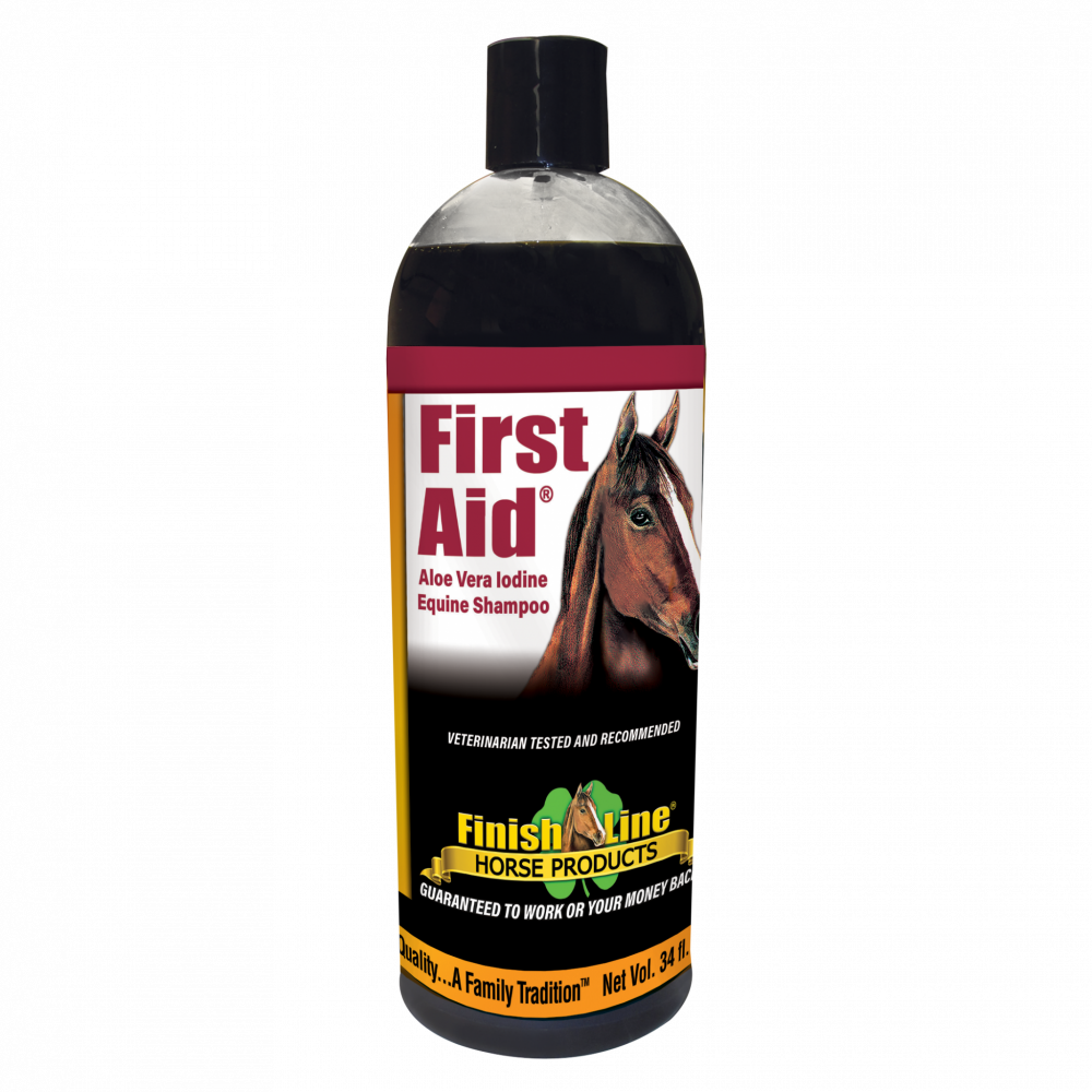 Horses have a variety of skin problems, most of which are extremely difficult to diagnose even for veterinarians. Farnam Aloedine Aloe Vera and Iodine Medicated Shampoo is recommended for use as a deep cleaning medicated shampoo on a regular basis to help prevent skin conditions that can develop in horses, particularly in the summer.