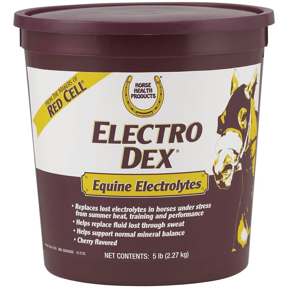 America's original equine electrolyte supplies the electrolytes active horses may lose in training or competition. Delivers sodium, calcium, potassium and trace minerals to maintain body fluids which are often depleted during periods of stress.
