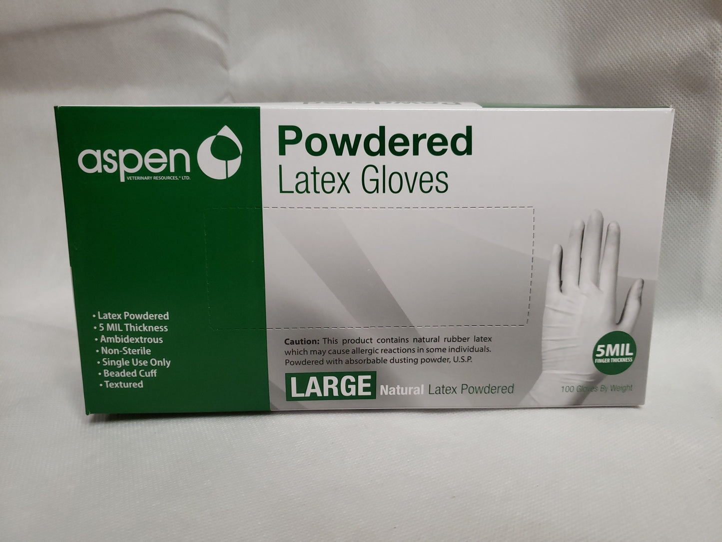 LATEX GLOVES LARGE