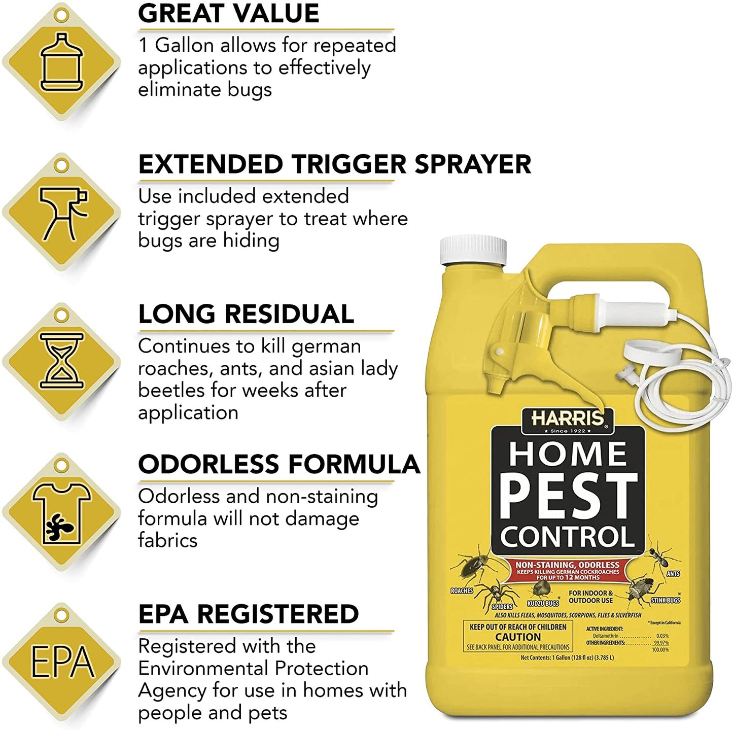 Harris Home Pest Spray Gallon