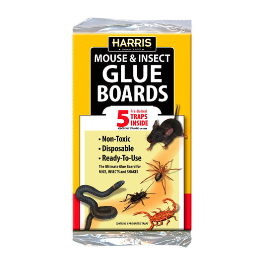 Harris Glue boards are great for a variety of uses. 5 units come in this package