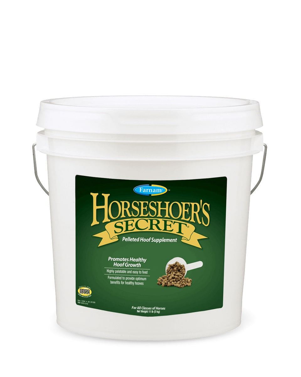 Horseshoer's Secret is a highly developed formula to provide optimum nutrition for strong and healthy hooves.