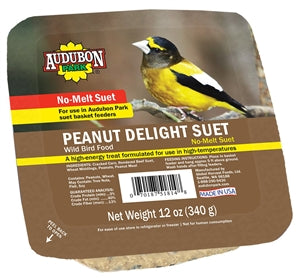 Audubon Bird Suet Peanut Delight 12OZ