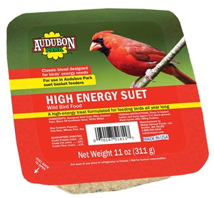 Audubon Bird Hi-Energy Suet 11OZ