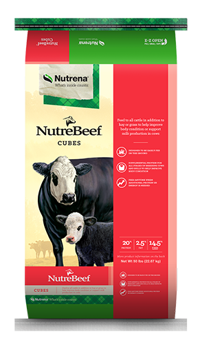 Nutrena NutreBeef Cattle Cubes 20%