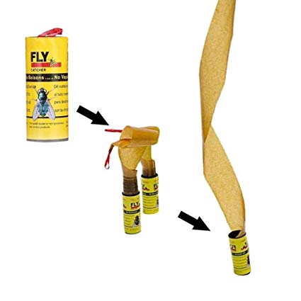 Fly ribbon traps a variety of flying pests with a sturdy, reliable design for efficient, long-lasting appeal. Powerful and versatile, this fly ribbon can be used indoors or outside, wherever you need them around your home.