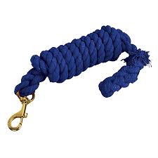 This Heavy Cotton Lead won't wimp out on you, and will last for ages!  Imported. Favorite Features 100% cotton heavy duty cotton Brass bolt snap