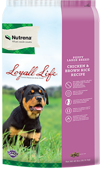 Nutrena Loyall Life Large Breed Puppy Chicken & Rice 40LB