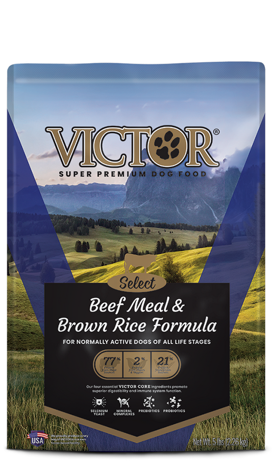 Victor Beef & Brown Rice Dog Food 40LB